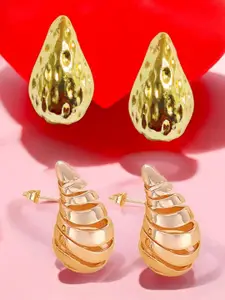 OOMPH Set of 2 Teardrop Shaped Studs