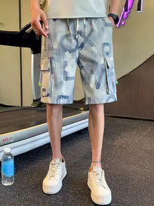 StyleCast Men Printed Cargo Shorts