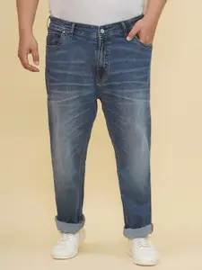 John Pride Plus Size Men Light Fade Stretchable Jeans