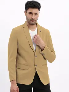 SHOWOFF Cotton Slim-Fit Single-Breasted Blazer