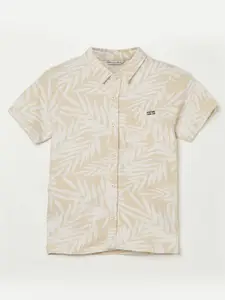 Fame Forever by Lifestyle Boys Spread Collar Floral Printed Cotton Casual Shirt