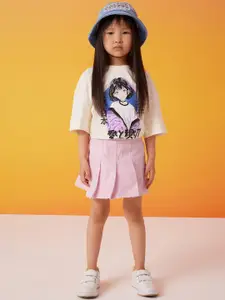 DeFacto Girls A-Line Mini Skirt