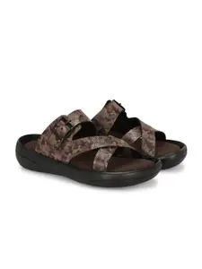 Azzaro Black Men Comfort Sandals