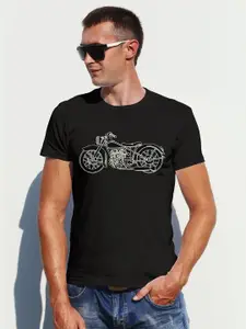 Moda Rapido Men Graphic Printed Round Neck Cotton T-shirt