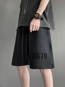 StyleCast Men Cotton Typography Printed Shorts