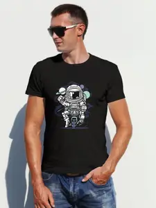 Moda Rapido Men Graphic Printed Round Neck Cotton T-shirt