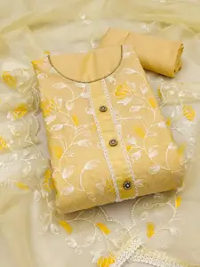 ASISA Floral Embroidered Unstitched Dress Material