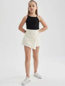 DeFacto Girls A-Line Pure Cotton Mini Skirt