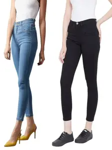 kitty-fashion Women Jean Skinny Fit Stretchable Cotton Jeans