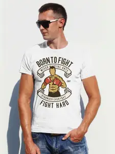 Moda Rapido Men Graphic Printed Round Neck Cotton T-shirt
