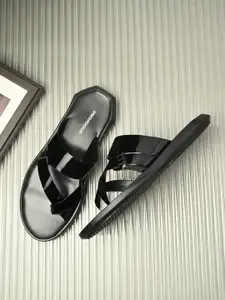 Provogue Men PU Comfort Slip-On Sandals