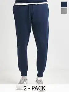 Moda Rapido Men Pack Of 2 Mid-Rise Joggers