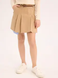 DeFacto Girls Pleated A-Line Mini Skirt