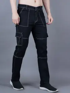 LINARIA Men Classic Straight Fit Mildly Distressed Jeans