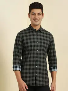 Allen Solly Men Spread Collar Buffalo Checked Cotton Casual Shirt
