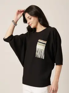 Style Quotient Batwing Sleeve Top