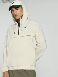 Puma Utility Brand Logo Printed Packable Hooded Jacket