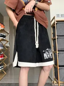 StyleCast Men Typography Printed Shorts