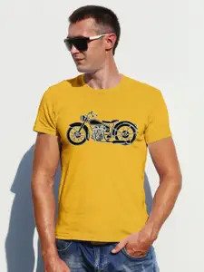 Moda Rapido Men Graphic Printed Round Neck Cotton T-shirt
