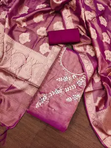 ASISA Gotta Patti Embellished Unstitched Dress Material