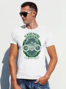 Moda Rapido Men Graphic Printed Round Neck Regular Fit Cotton T-shirt