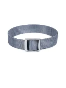 Provogue Men Textured Slider Buckle Belt