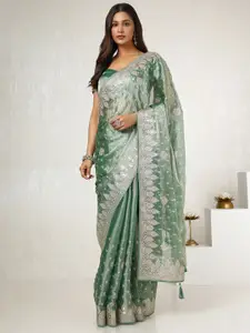 Soch Embellished Beads and Stones Organza Saree