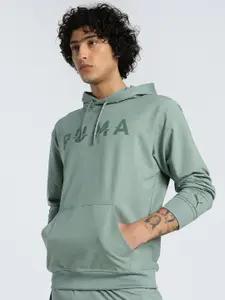 Puma Men Cloudspun Printed Hooded Sweatshirt