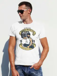 Moda Rapido Men Graphic Printed Round Neck Regular Fit Cotton T-shirt