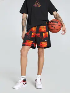 Puma Scoot Caution All Jaws Men Printed Basketball Shorts