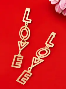 OOMPH Contemporary Shaped Drop Earrings