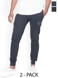 Moda Rapido Women Printed Mid-Rise Cotton Joggers