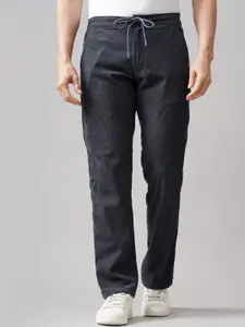 PAUL STREET Men Mid-Rise Relaxed Corduroy Trousers