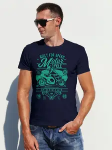 Moda Rapido Men Graphic Printed Round Neck Cotton T-shirt