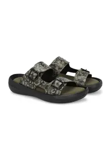 Azzaro Black Men Comfort Sandals