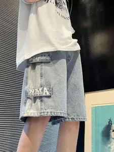 StyleCast Men Cotton Typography Printed Shorts