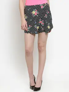 Moda Rapido Women Floral Printed Mid-Rise Mini Skort