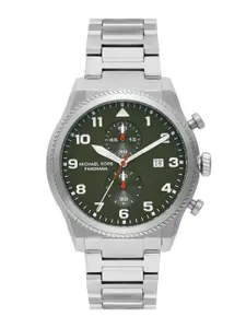 Michael Kors Men Dial & Stainless Steel Straps Analogue Watch MK9196