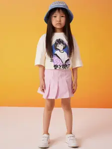 DeFacto Girls Pure Cotton A-Line Skirt