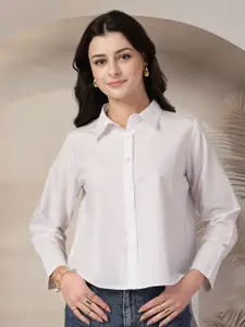 Style Quotient Spread Collar Relaxed Fit Casual Shirt