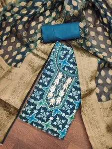 ASISA Gotta Patti Embellished Unstitched Dress Material