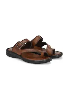 Azzaro Black Men Slip-On Flip Flops