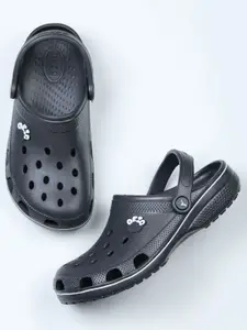 ABROS Men Self Design Clogs