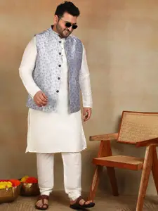 Sztori Woven Design Nehru Jacket