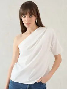 FEMMELLA Women Solid One Shoulder Top