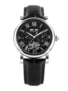 Britime Motion Men Leather Straps Analogue Automatic Motion Powered Watch 323-L10406