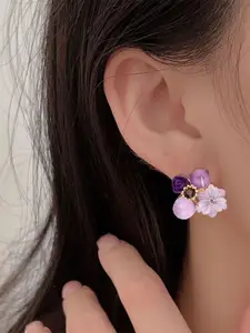 Celestique Floral Shaped Korean Studs