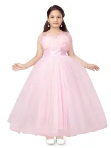 Aarika Girls Round Neck Maxi Dress