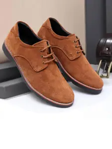 ARAMISH Men Lightweight Suede Derbys