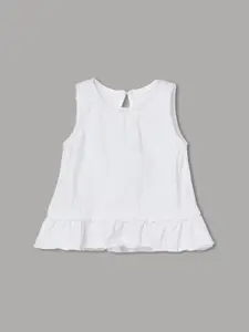 Juniors by Lifestyle Embroidered Cotton Top